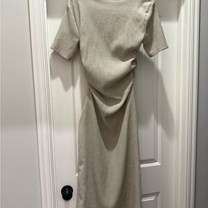 Zara Taupe Midi Dress
